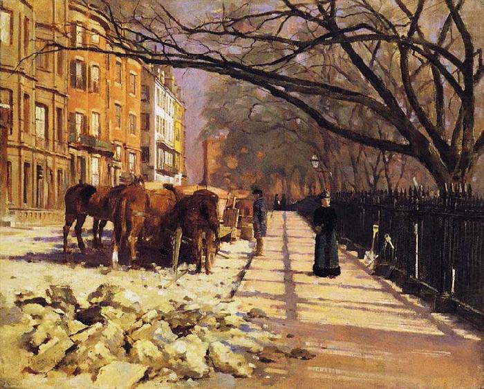 Beacon Street, Boston, Theodore Robinson